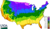 USDA Zones Map